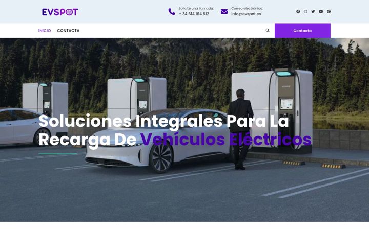 Screenshot of evspot.es