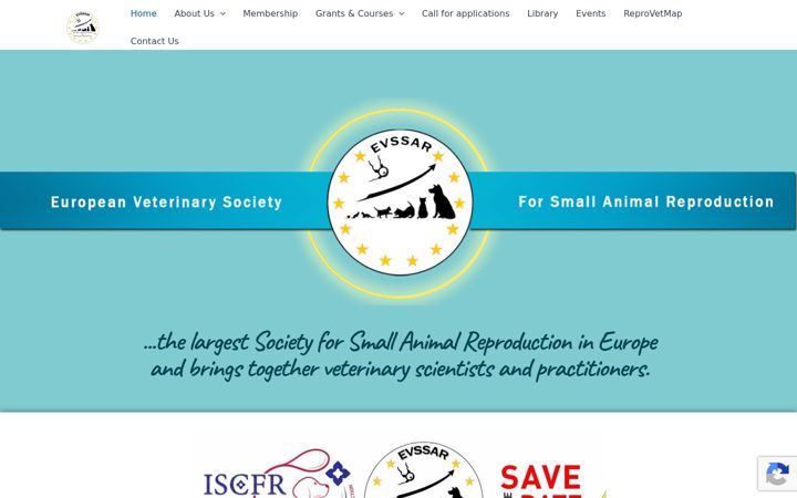 Screenshot of evssar.org