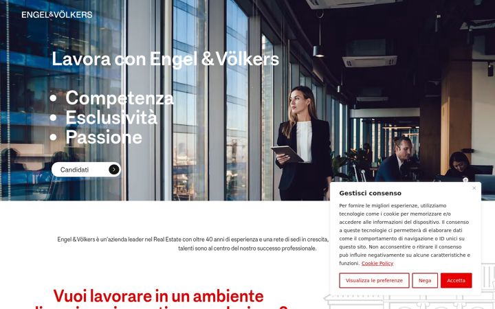 Skærmbillede af evtalent.it