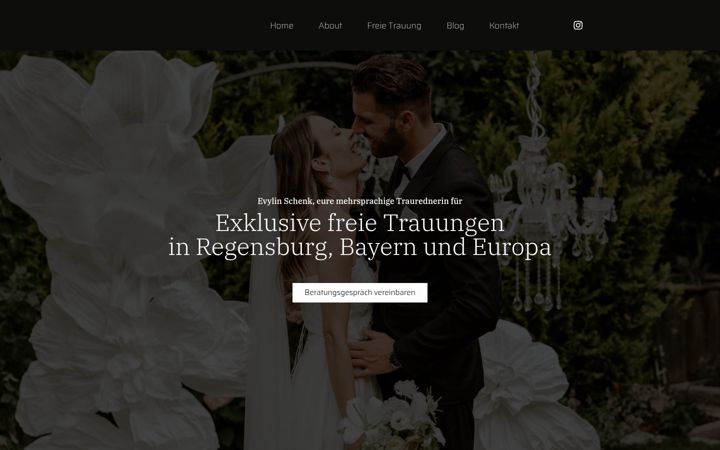 Screenshot von evylinandwords.de