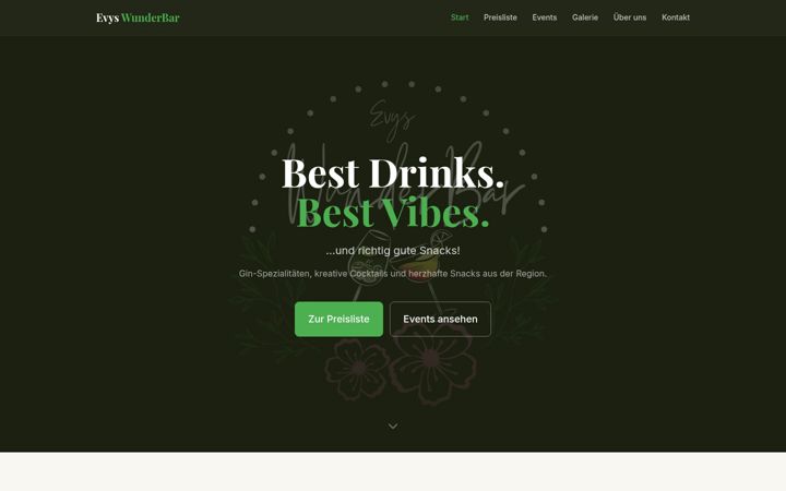 Screenshot of evyswunderbar.at