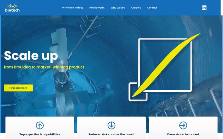 Screenshot of ew-biotech.com