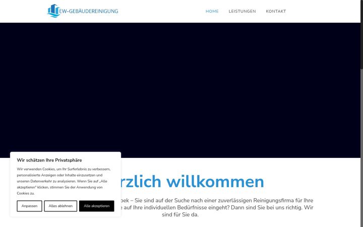 Snimka zaslona za ew-gebaeudereinigung.de