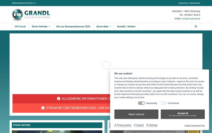 Skjermbilde av ew-grandl.de