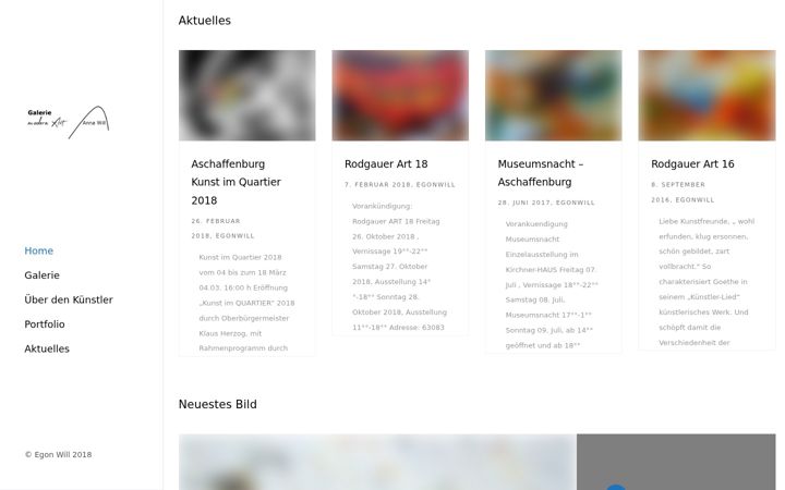 Screenshot of ew-modernart.de