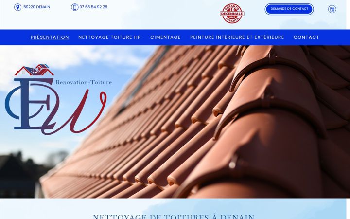Screenshot of ew-renovation-toiture.fr