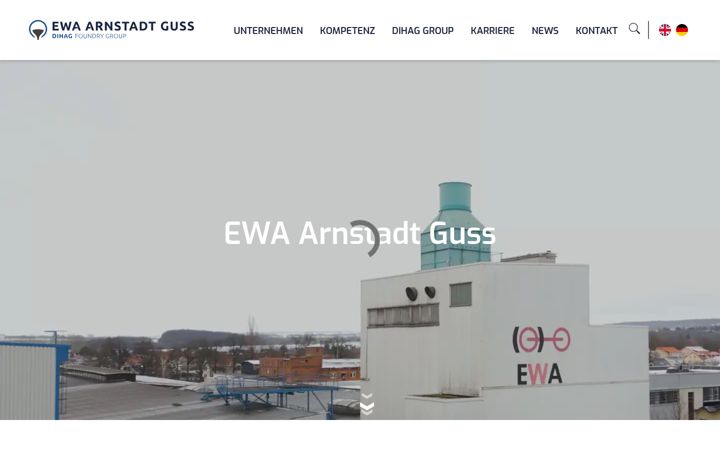 Screenshot of ewa-guss.de