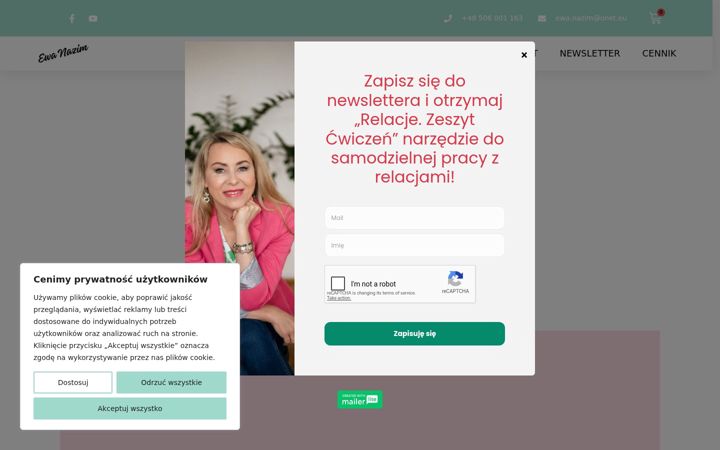 Screenshot of ewa-nazim.pl