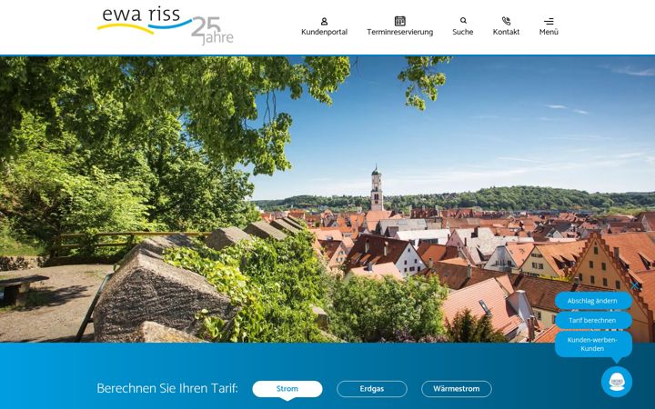 Skjermbilde av ewa-riss.de
