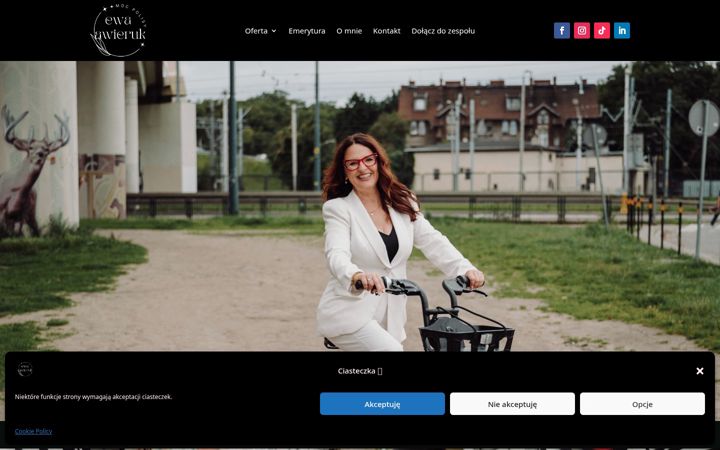 Screenshot of ewaawieruk.pl