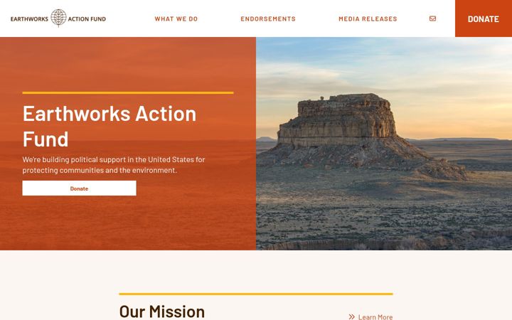 Screenshot of ewafund.org