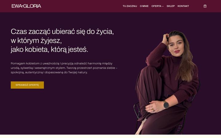 Screenshot of ewagloria.pl
