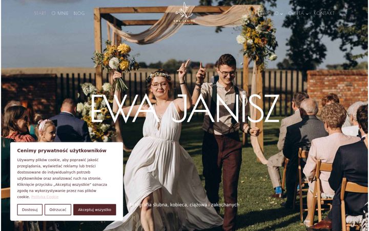 Screenshot of ewajanisz.com