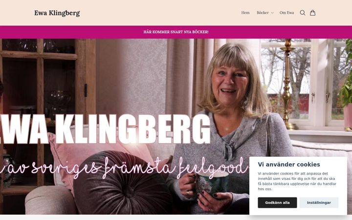 Screenshot of ewaklingberg.se