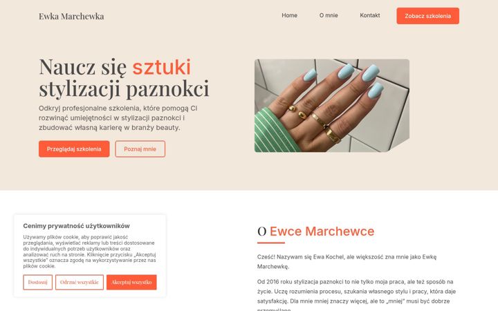 Screenshot of ewakochel.pl
