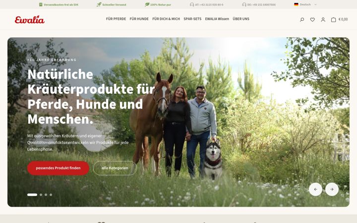 Screenshot of ewalia.com