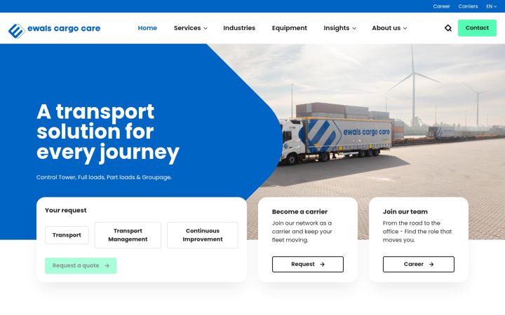 Screenshot of ewals.com