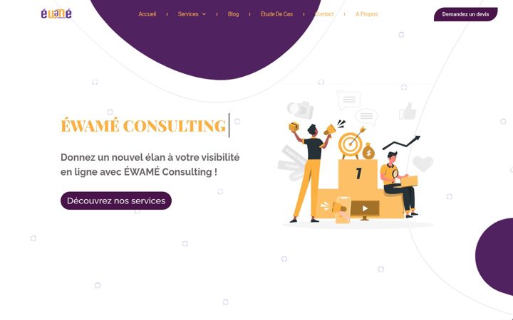 Screenshot of ewameconsulting.com
