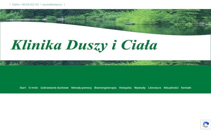 Screenshot stránky ewawolska.pl