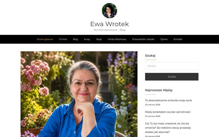 Screenshot stránky ewawrotek.pl