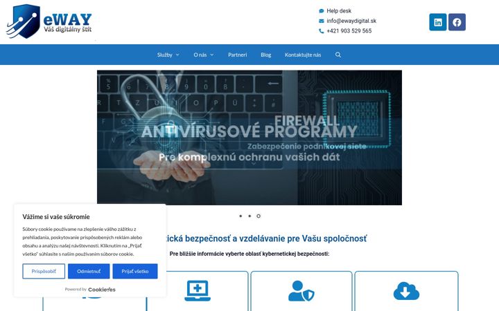 Skærmbillede af ewaydigital.sk