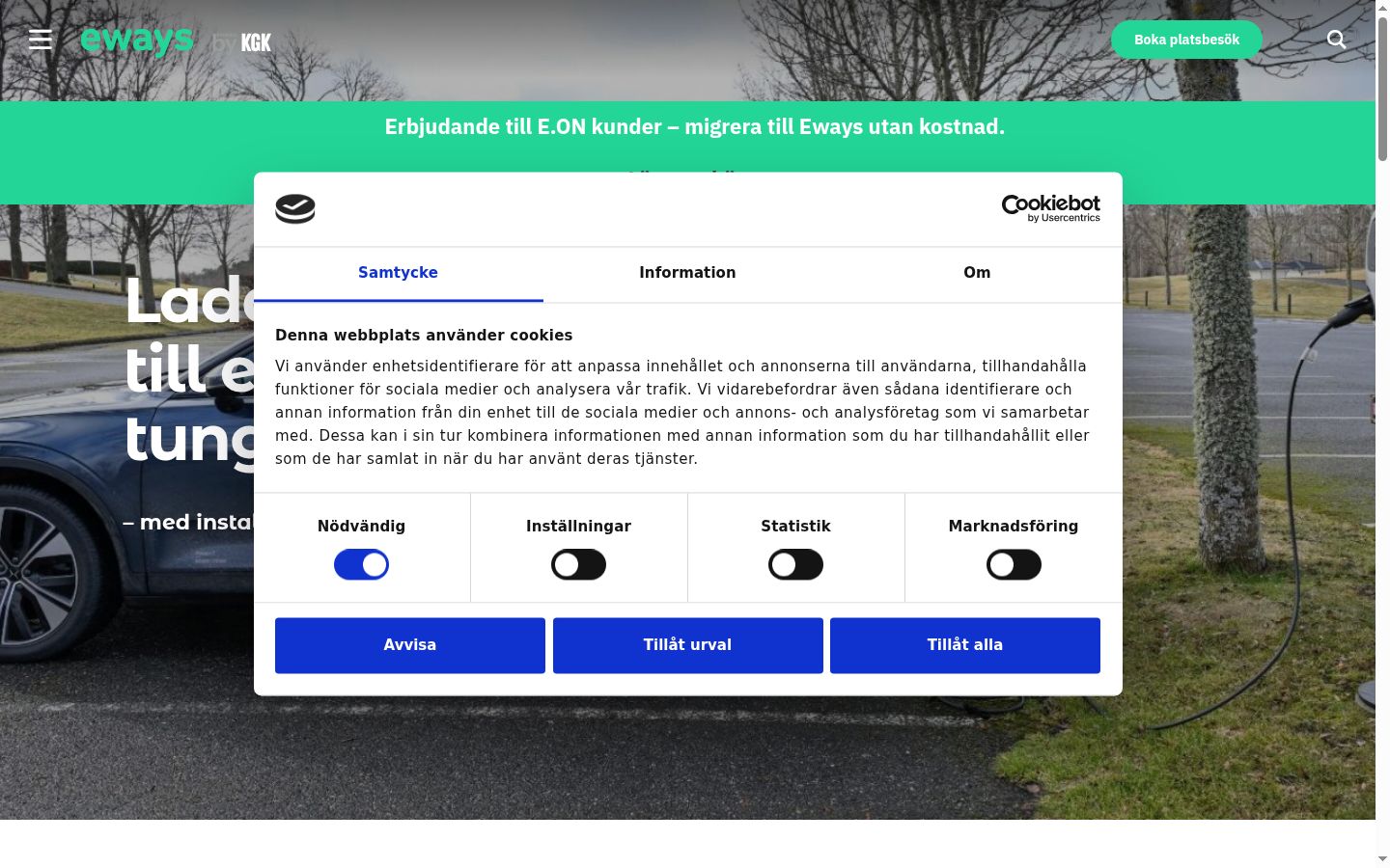 Captură de ecran a bannerului de consimțământ afișat înainte de orice interacțiune