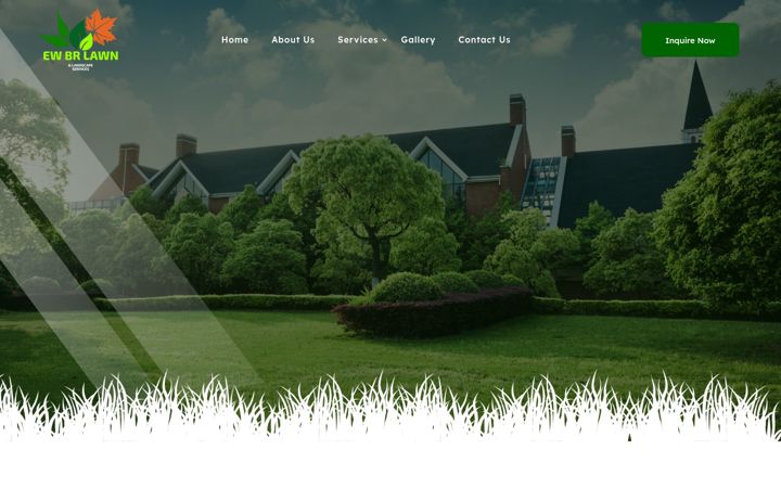 Screenshot of ewbrlandscape.com