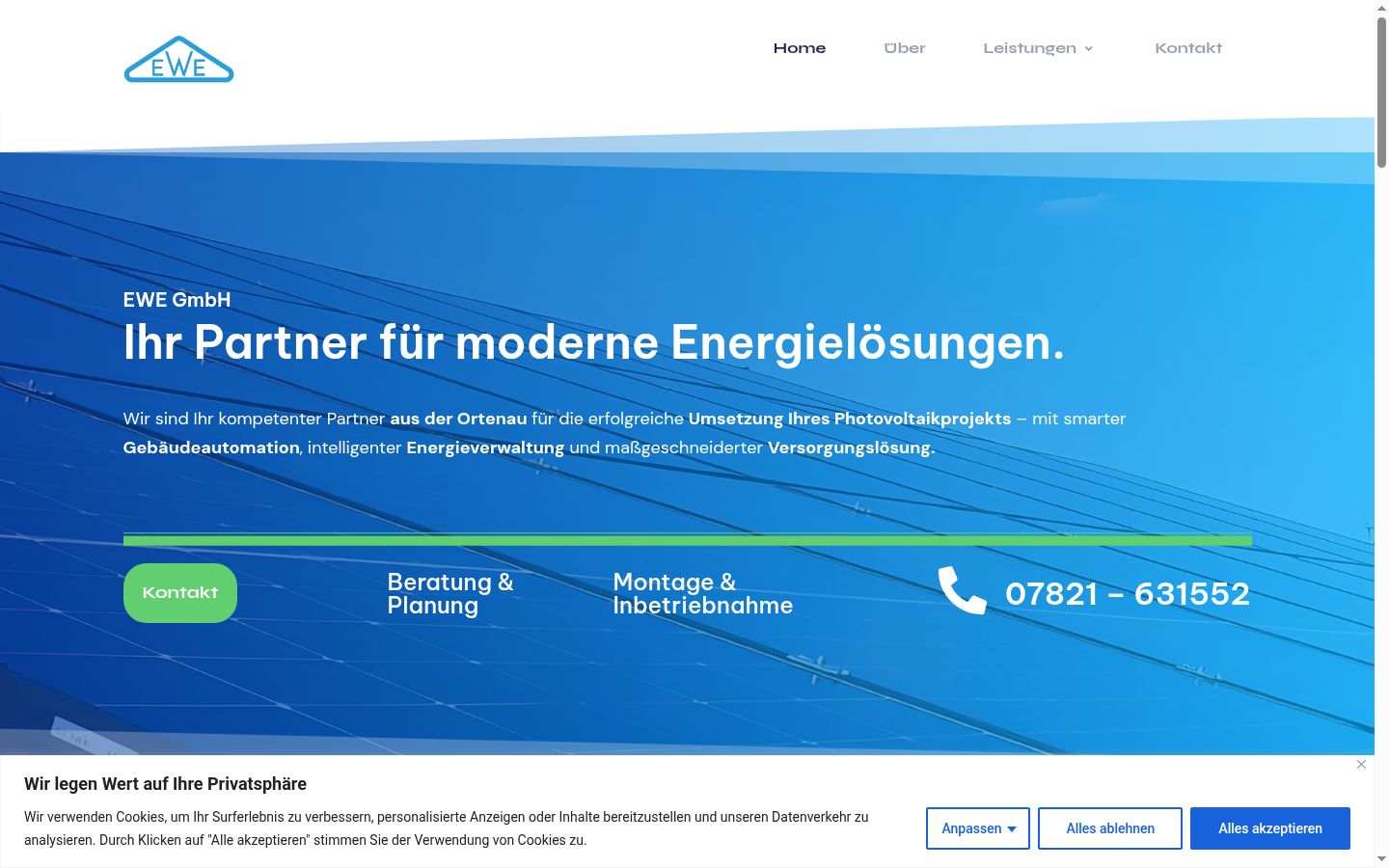 Screenshot tal-banner tal-kunsens muri qabel kwalunkwe interazzjoni