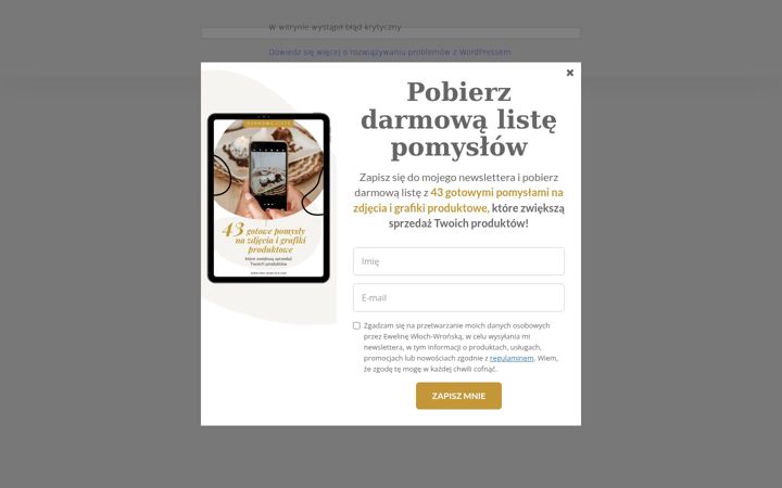 Screenshot of ewelinawloch.com