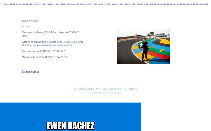 Screenshot of ewenhachez.fr