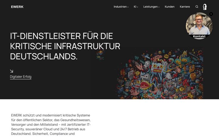 Screenshot of ewerk.com