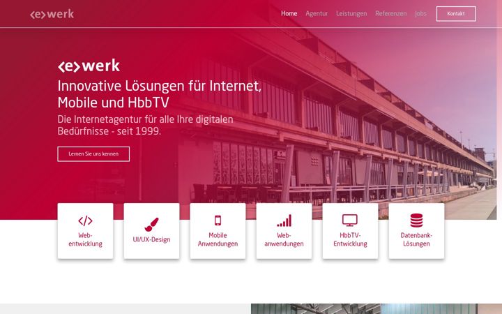 Screenshot of ewerk.de