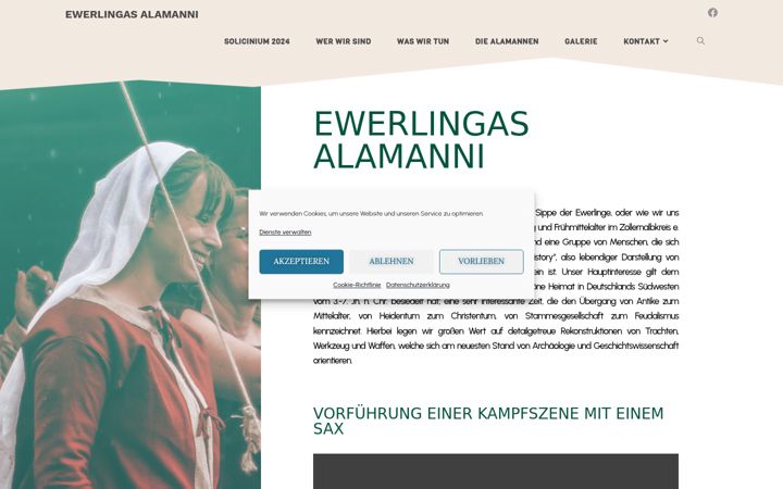 Screenshot του ewerlingas.de