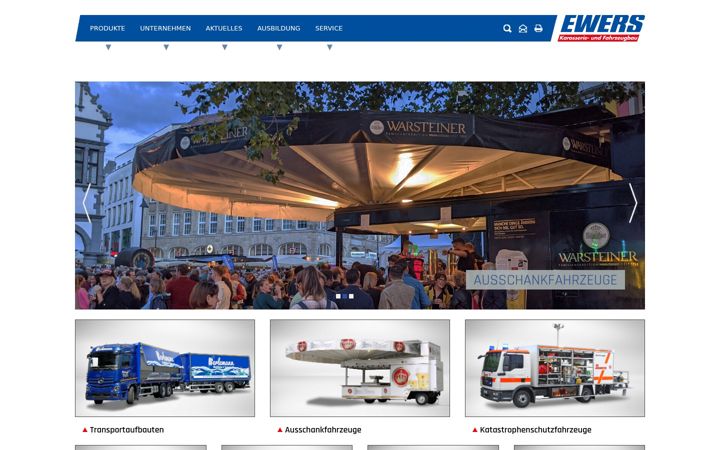 Screenshot of ewers-online.de
