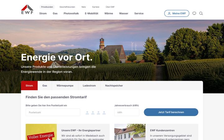 Screenshot of ewf.de