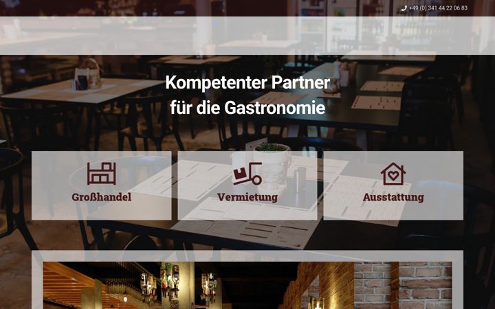Screenshot of ewgastro.com
