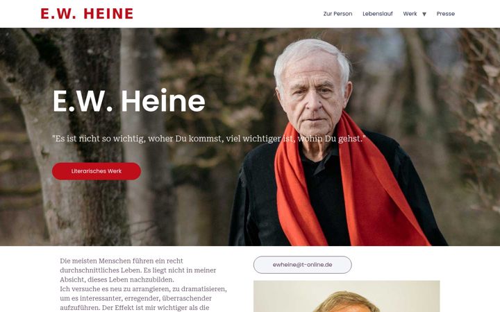 Screenshot of ewheine.de
