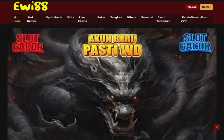 Screenshot of ewi88.com