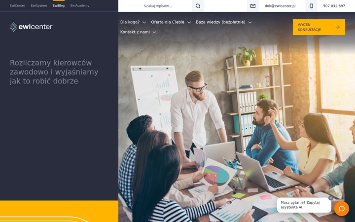 Screenshot of ewiexpert.pl
