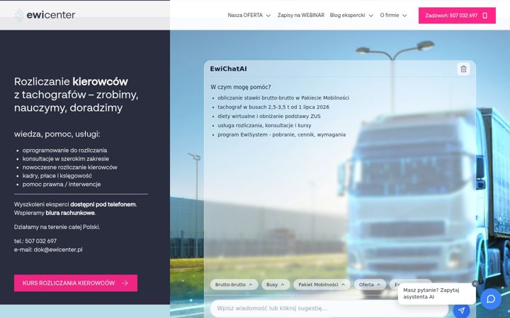 Screenshot of ewihelp.pl
