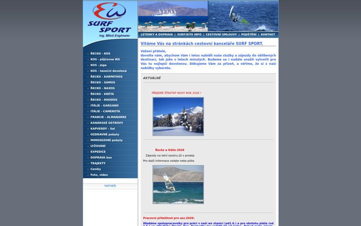 Screenshot of ewind.cz