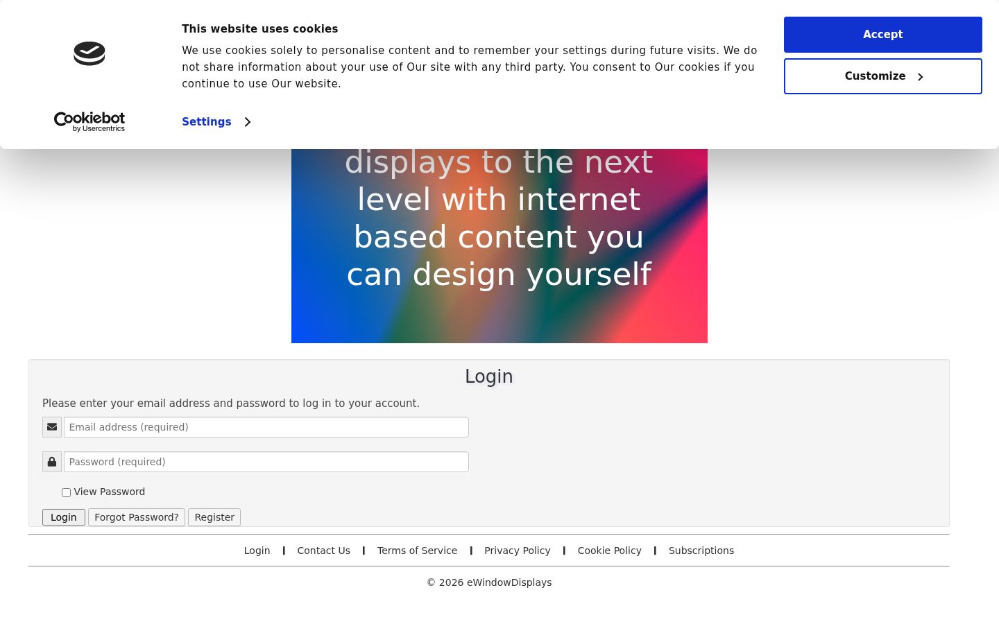 Screenshot tal-banner tal-kunsens muri qabel kwalunkwe interazzjoni