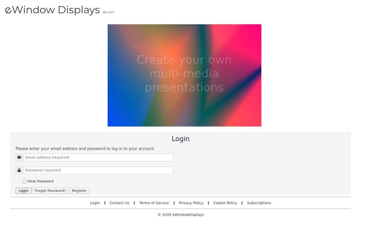 Screenshot of ewindowdisplays.com