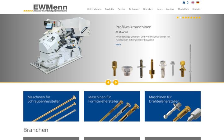 Screenshot of ewmenn.de