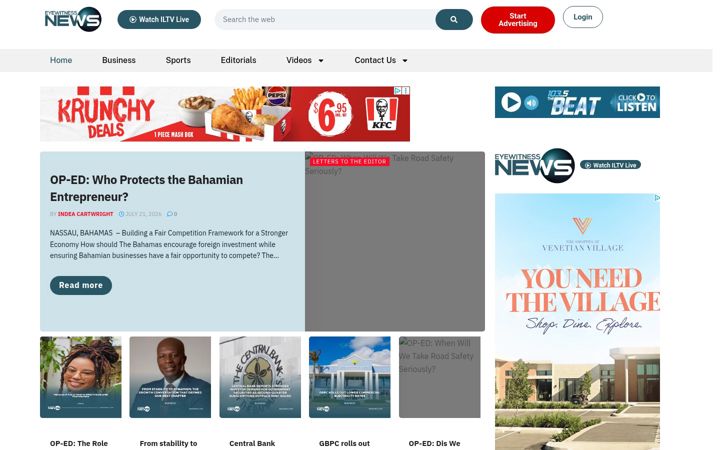 Screenshot of ewnews.com