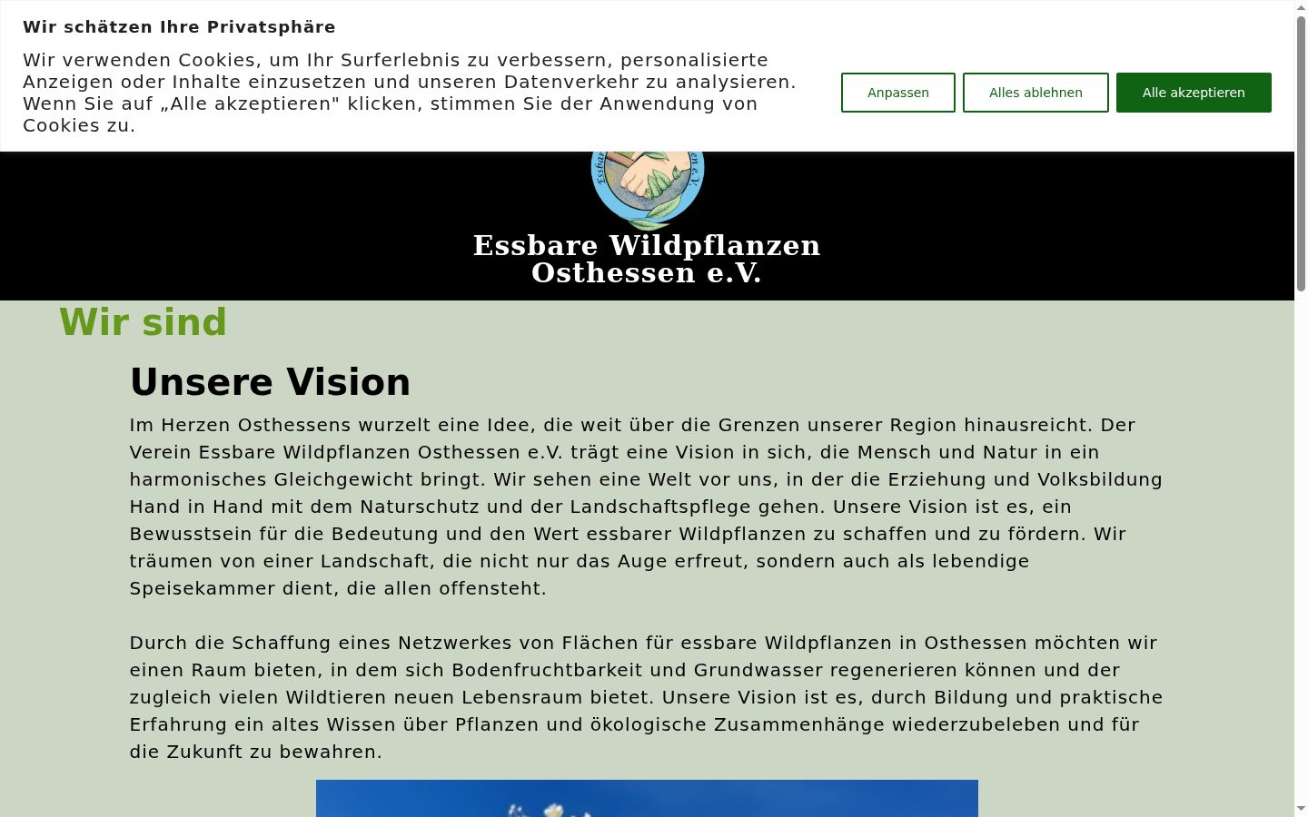 Screenshot tal-banner tal-kunsens muri qabel kwalunkwe interazzjoni