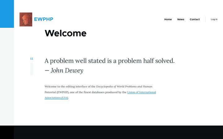 Screenshot of ewphp.org