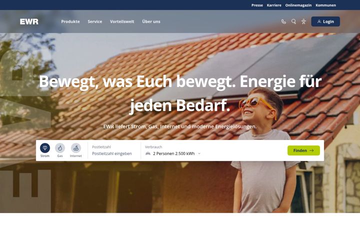 Screenshot of ewr.de