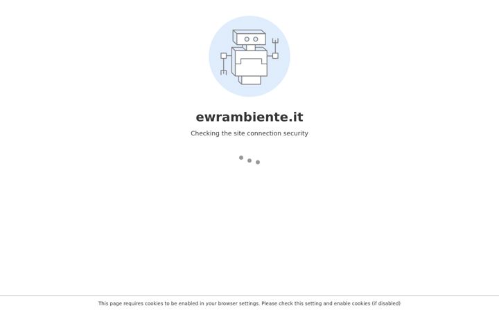 Screenshot of ewrambiente.it