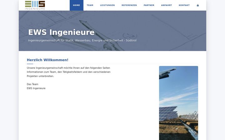 Screenshot of ews-ingenieure.com